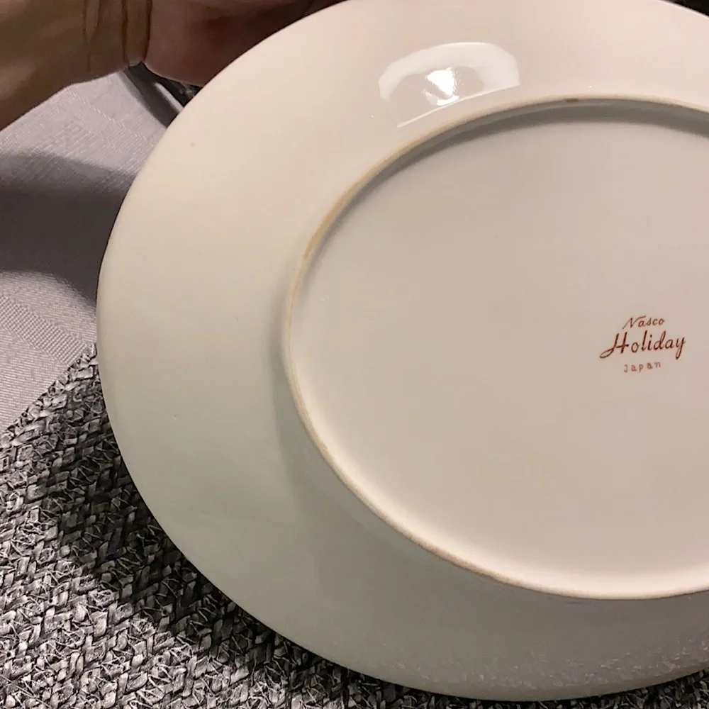 Nasco Holiday Large Serving Plate